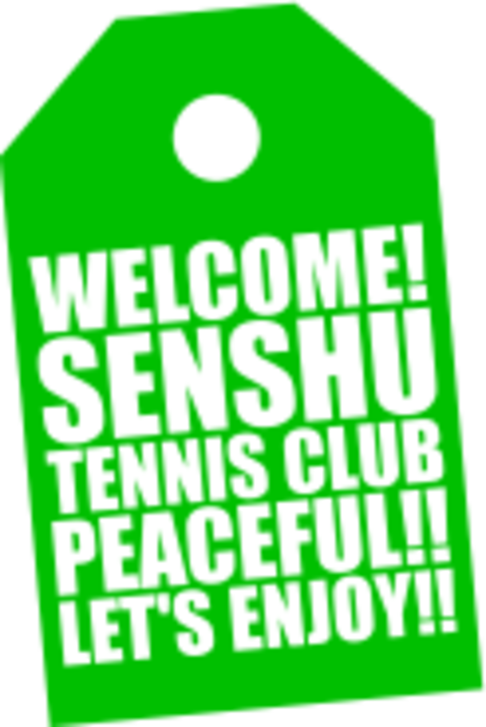Senshu Tennis Club Peaceful !!