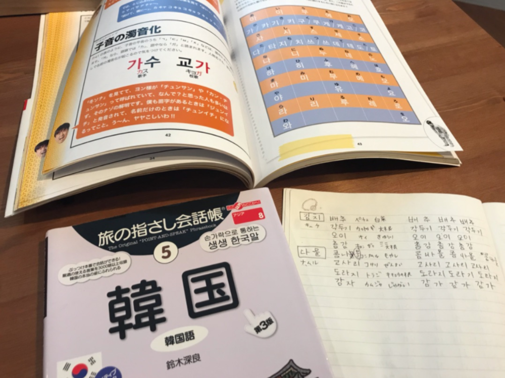 韓国語を勉強してみよう！