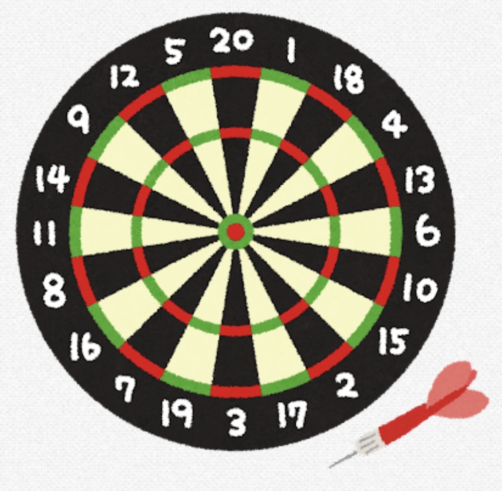 ダーツしましょう🎯