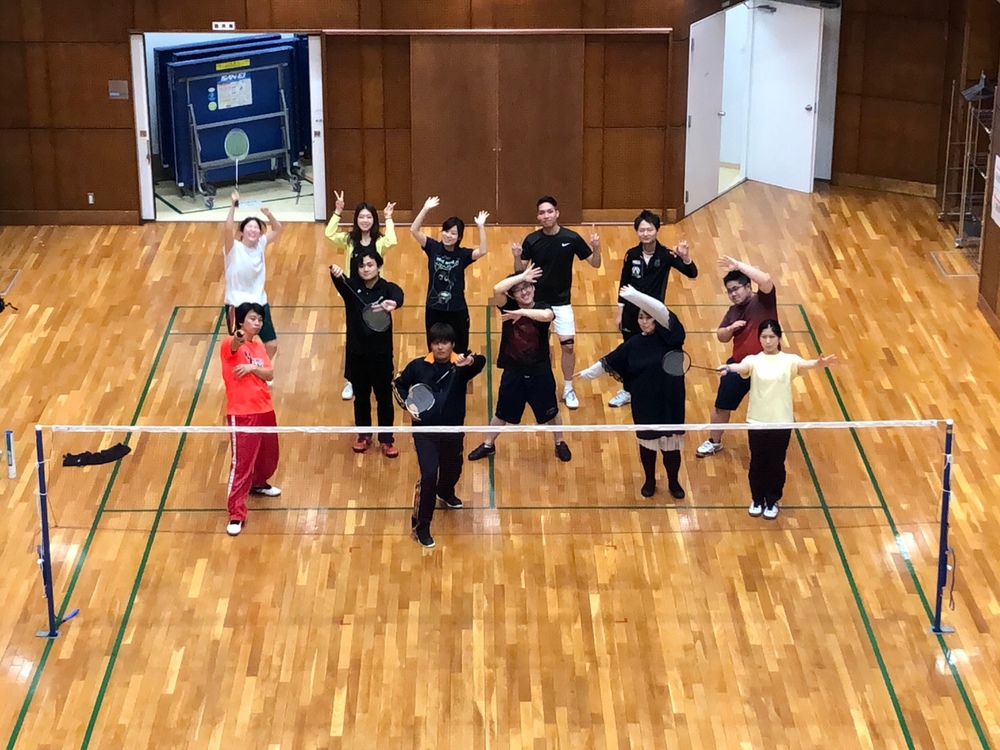 ⭐️4/10 初心者大歓迎
ゆるゆるバドミントン🏸⭐️