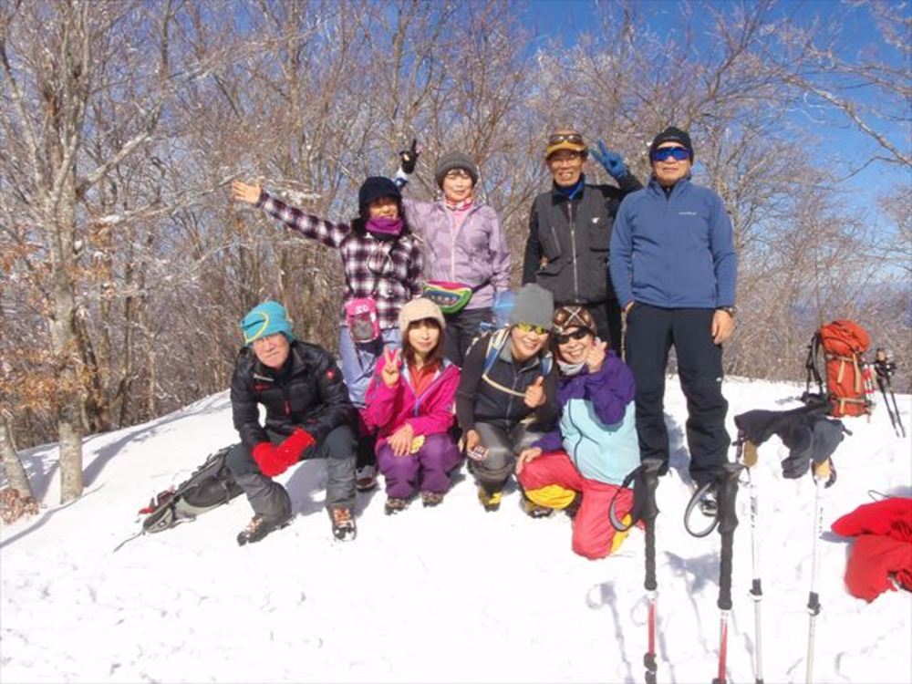 2020年 1月26日(日) 腕山(かいなやま 徳島県三好市) 初級雪山 体験登山