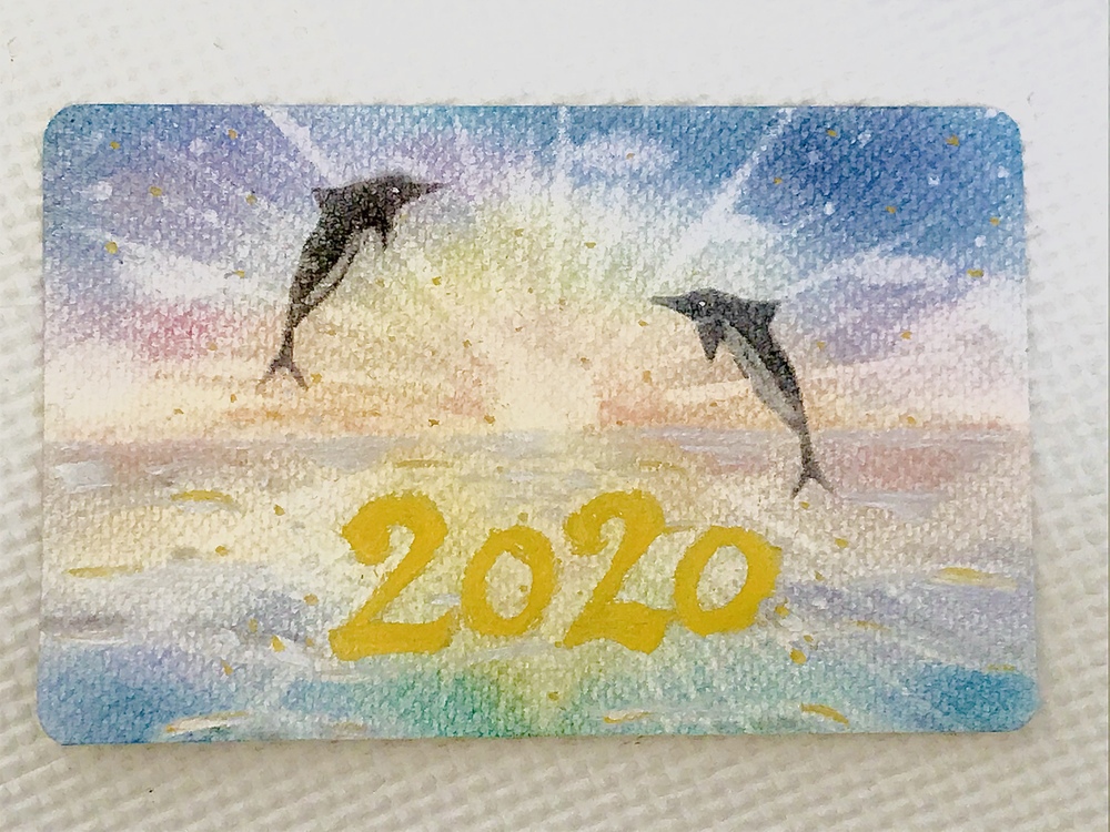 あっとほーむ😊直感パステルアート2月
