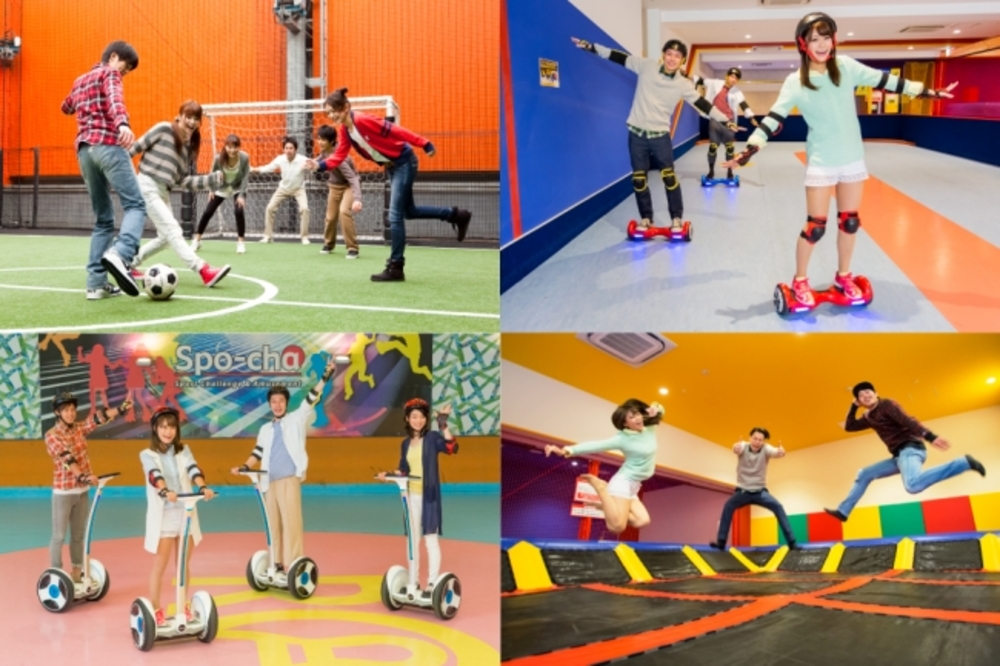 🛹🏀みんなでスポッチャ大会⚽️🛼