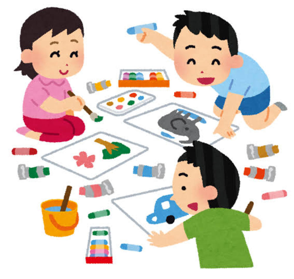 公園でお絵描きの会