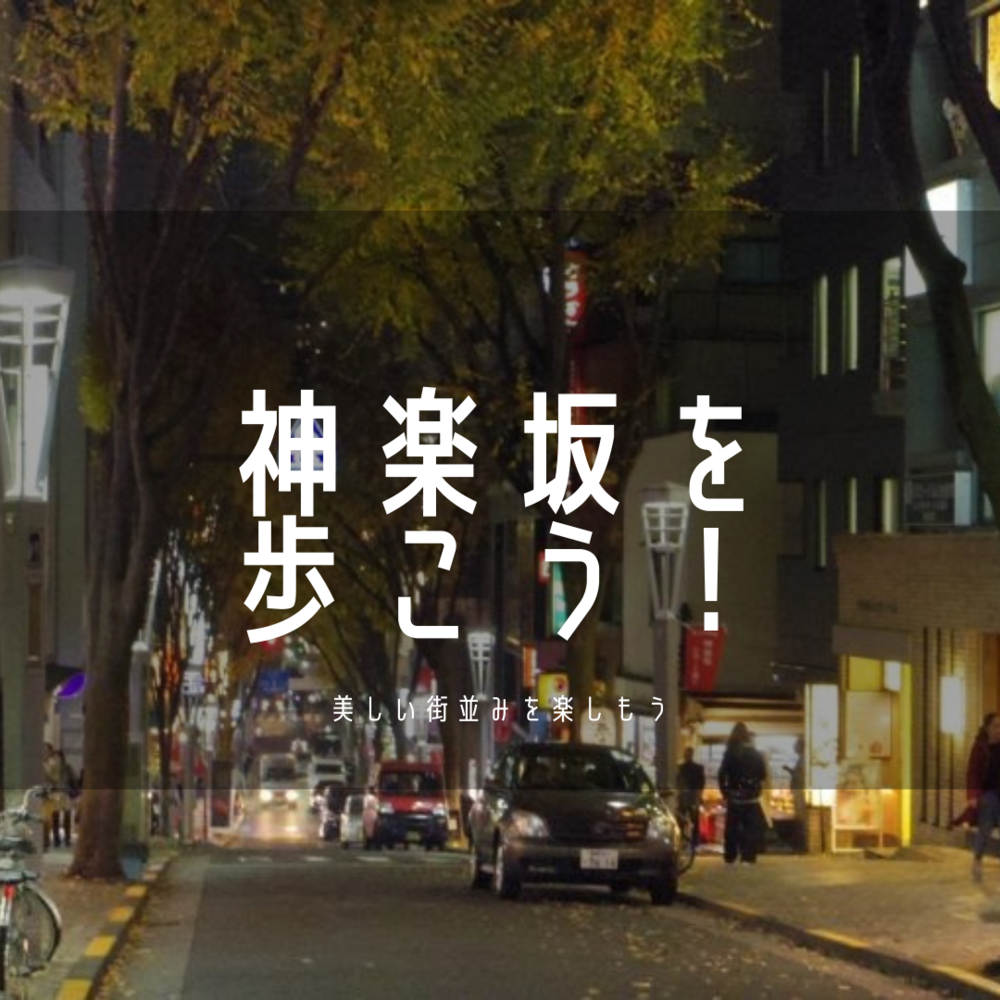 【江戸の趣】大人の遠足in神楽坂♪