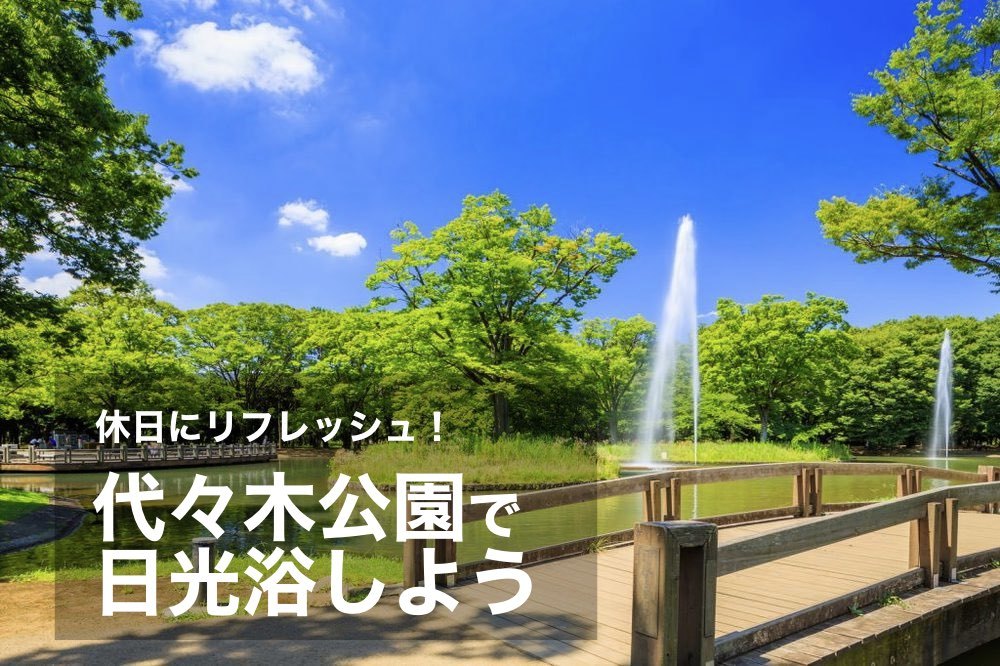 【代々木公園×夕散歩】緑に包まれ、リフレッシュする休日を過ごそう!