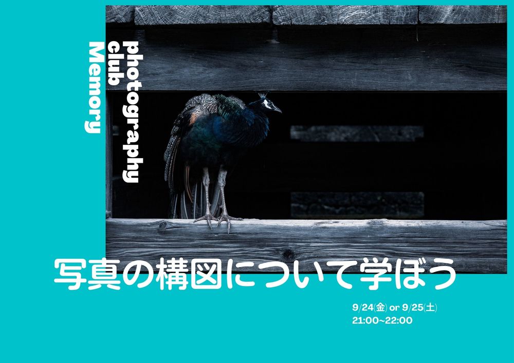 【カメラ勉強会】写真の構図について学んでみよう(9/25)