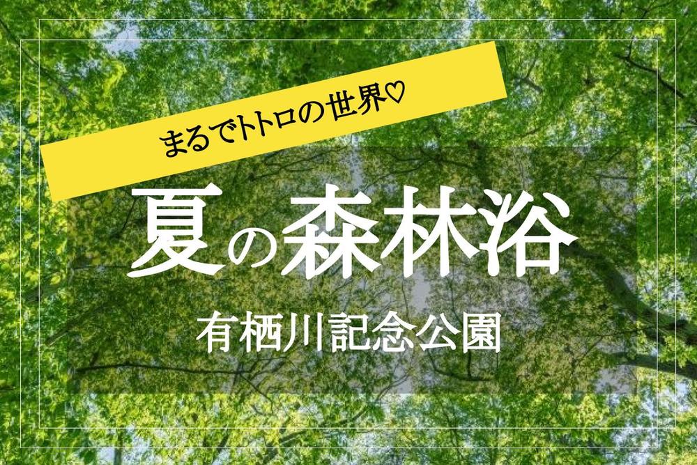 【夏の森林浴×有栖川記念公園】青い空に輝く美しい新緑！ マイナスイオンに癒やされよう♡