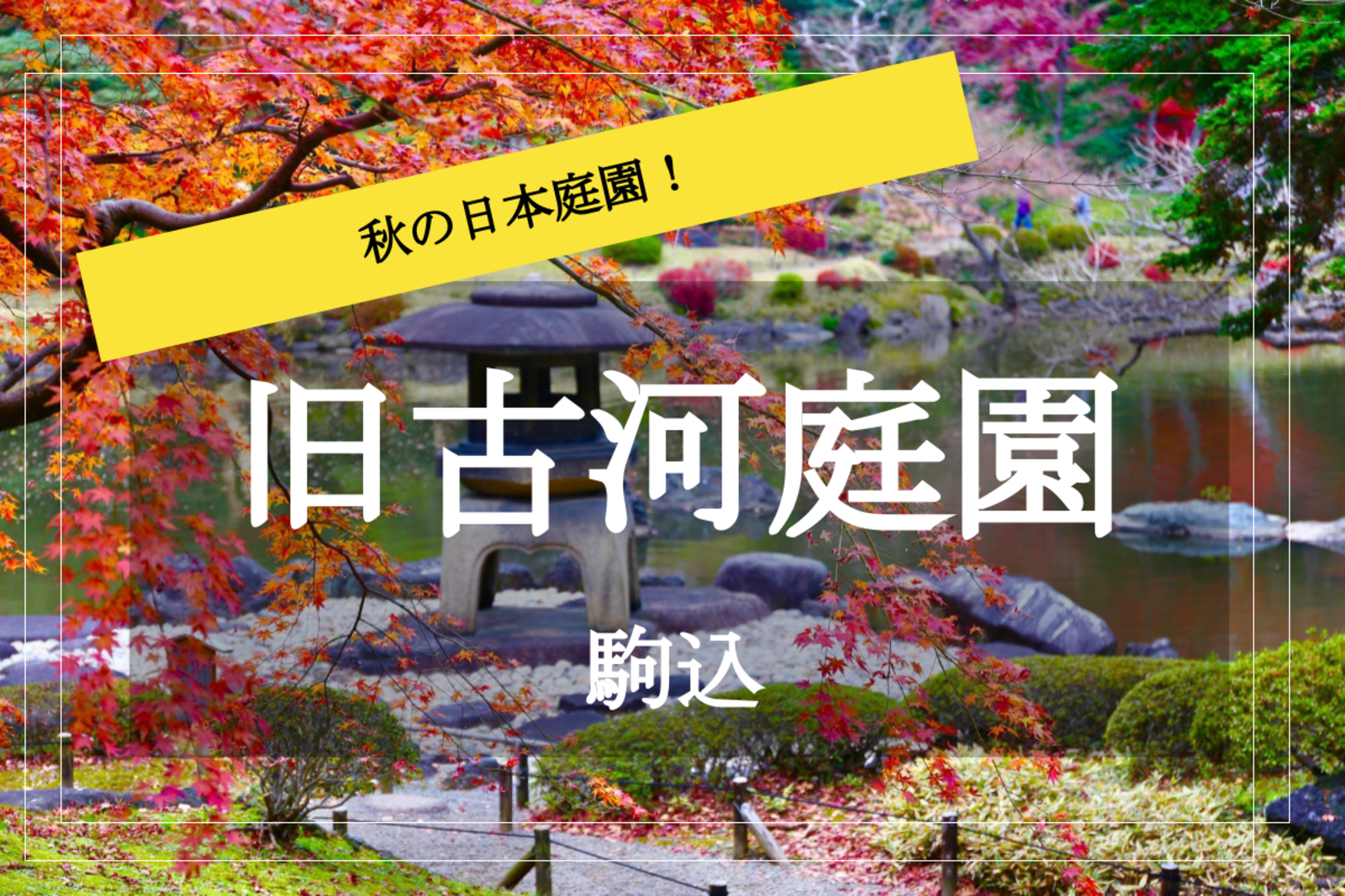 【都心の日本庭園×秋のフォトウォーク 】まさに芸術！今が見頃の秋の日本庭園をフォトウォークしよう！