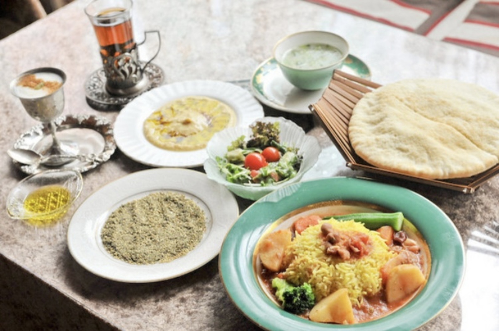 ヨルダン料理を食べに行こう🇯🇴in月の砂漠 ご飯会　異国料理　アジア