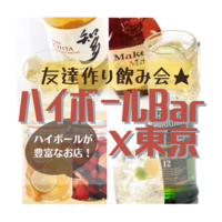 【東京駅】ハイボールBARで友達作り飲み会🍻17時スタート！美味しいお酒で乾杯しよう🍹